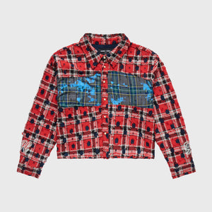 Wave Patchwork Flannel