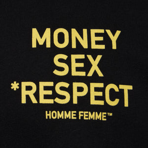 Respect Tee Black and Yellow