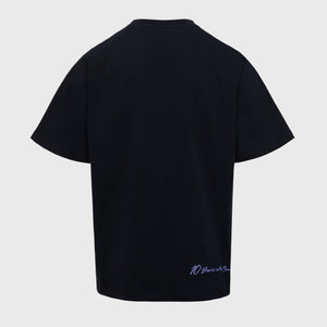 Heat Check Tee Black and Blue