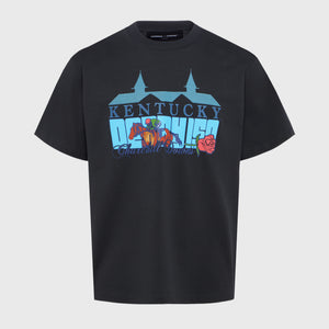 Twin Spires Tee Charcoal