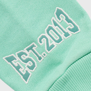 Embroidered Global Logo Crewneck Green