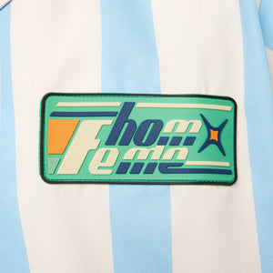 Hologram Striped Shirt Orange
