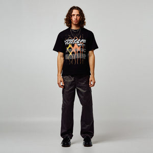 Festival Tee Black and Orange
