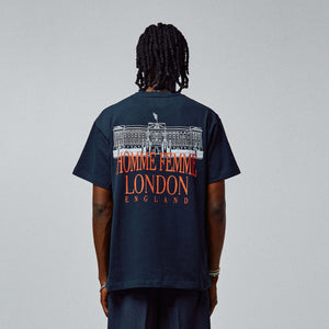 Embroidered Royal Crest Tee Black