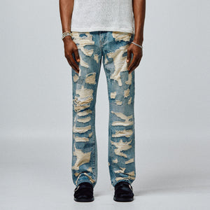 Over Distressed Denim