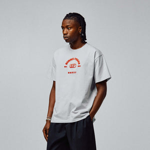 Embroidered Royal Crest Tee Grey