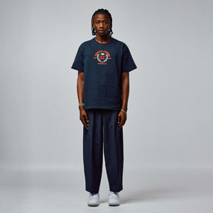 Embroidered Royal Crest Tee Black