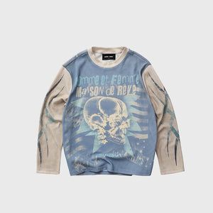 777 Maison Thermal Blue and White