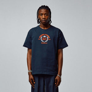 Embroidered Royal Crest Tee Black