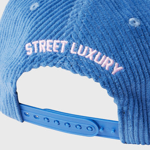 Homme Hotel Corduroy Hat Blue and Pink
