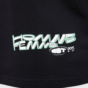 Festival Tee Black and Green