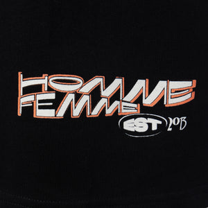 Festival Tee Black and Orange