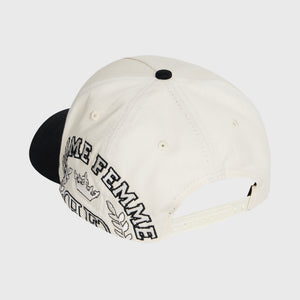 Initial Snapback Cream and Black