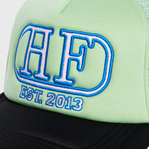 Medallion Trucker Hat Green