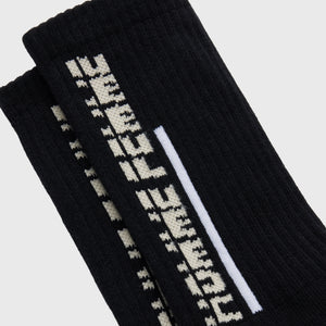 Script Standard Socks Black