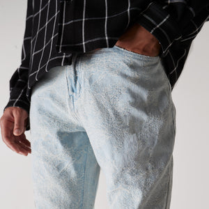 Jacquard Denim Blue