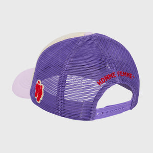 Poetry Trucker Hat Purple