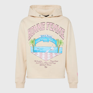 Yacht Club Hoodie Cream