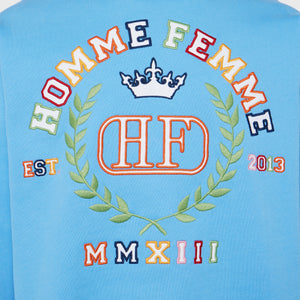 Embroidered 10 Year Crewneck Blue
