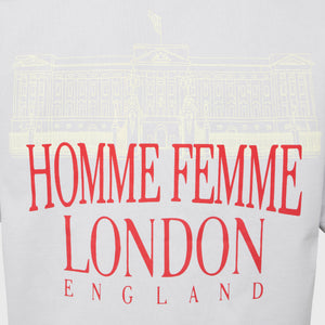 Embroidered Royal Crest Tee Grey