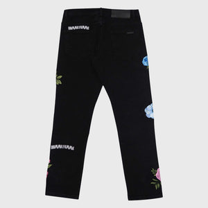 Floral Denim Black