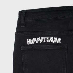 Floral Denim Black