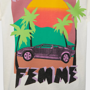 Paper Cut Tee Cream