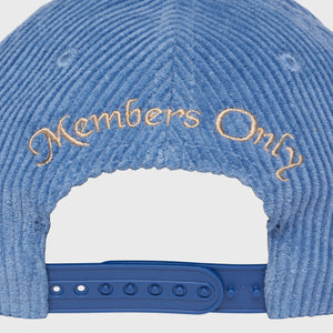 Tennis Crest Corduroy Hat Blue