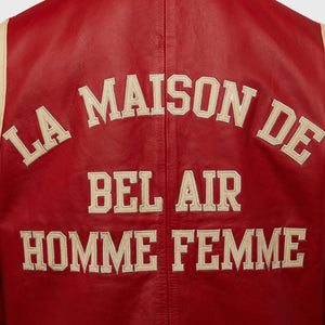 Bel-Air Varsity Jacket Red