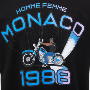 Monaco Motorcycle Tee Black