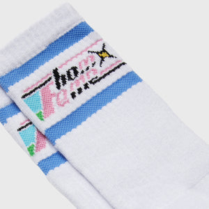 Galaxy Sock White and Pink
