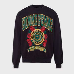 Collegiate Varsity Crewneck Charcoal