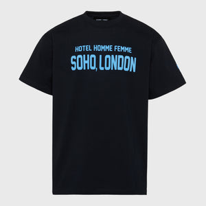 Hotel Homme Femme London Tee Black