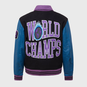 World Champs Letterman Jacket Purple