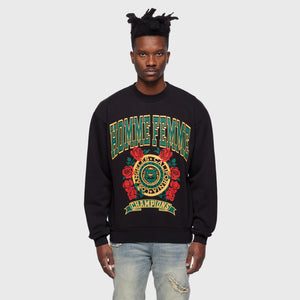 Collegiate Varsity Crewneck Charcoal