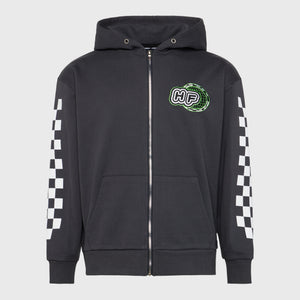 Global Zip Hoodie Charcoal