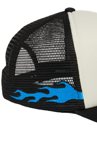 500 Crew Trucker Black and White