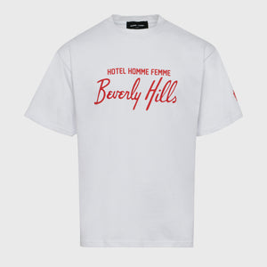 Hotel Homme Femme Tee White and Red