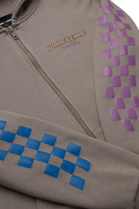 500 Crew Zip Hoodie Grey