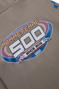 500 Crew Zip Hoodie Grey