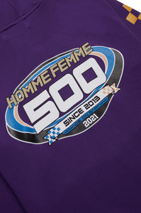 500 Crew Zip Hoodie Purple