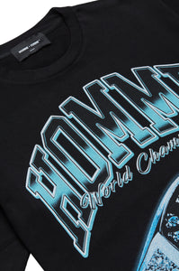 World Champs Tee Black and Turquoise