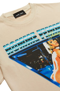 Showgirls Tee Cream and Blue