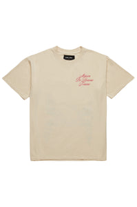 Maison Racing Tee Cream