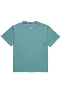 Paradise Chain Tee Aqua