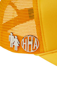 Classic Script Pin Hat Yellow