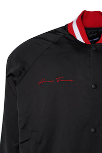 Varsity Jacket Black and Red