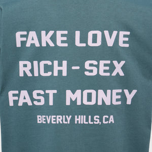 Hotel Homme Femme Tee Deep Teal and Lavender