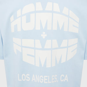 Respect Tee Light Blue and Cream