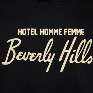 Hotel Homme Femme Hoodie Black